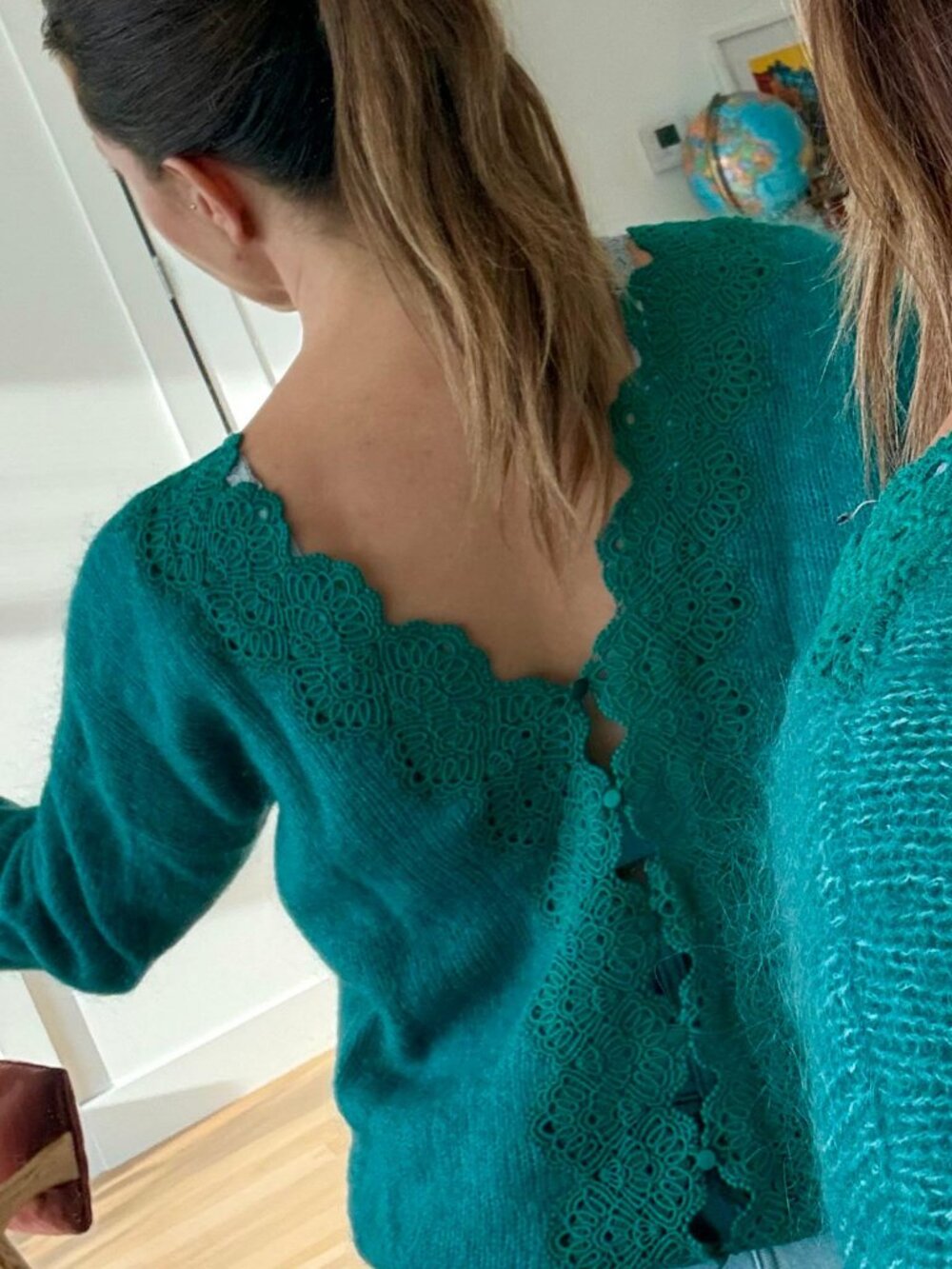 Sezane Astride Jumper - green - Picture 1 of 5